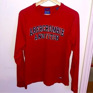 Abercrombie & Fitch Vintage ‘00s crew long sleeve “muscle” shirt